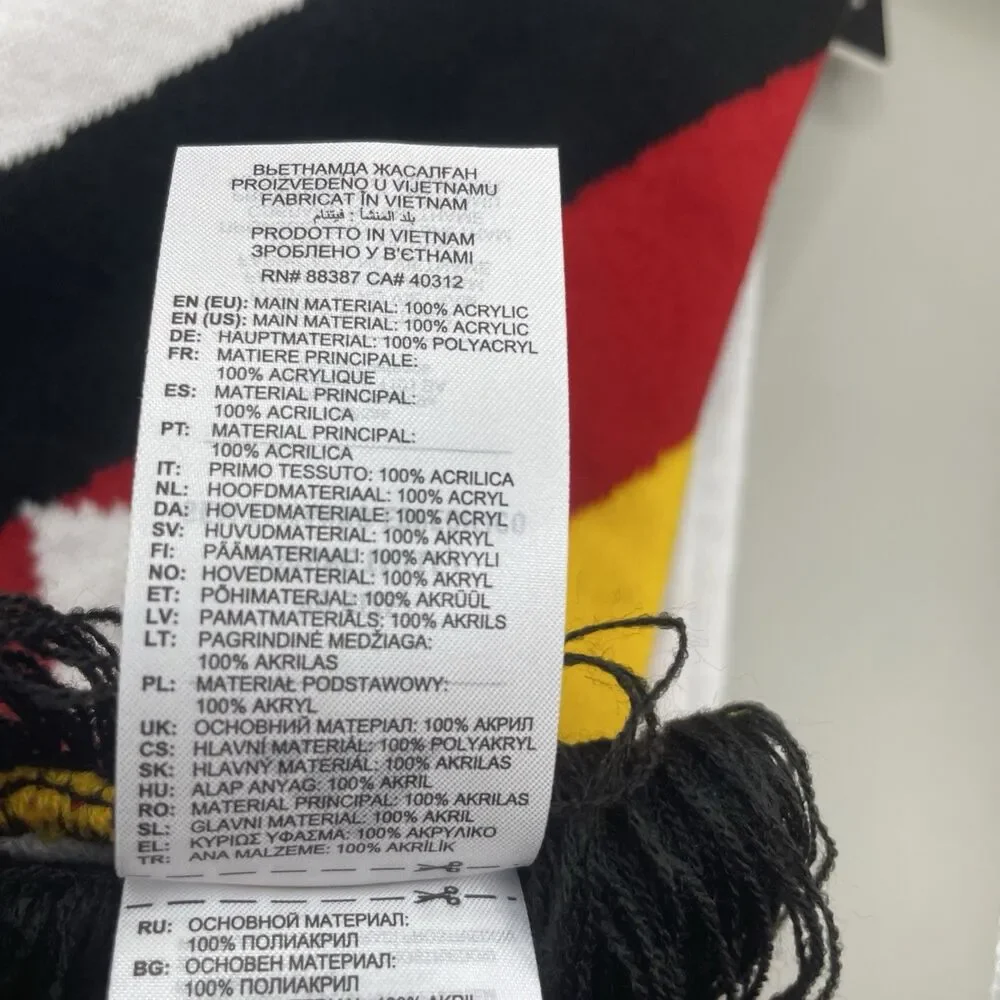 Adidas Germany DFB Soccer National Team Scarf One Size 2026 FIFA World Cup NWT